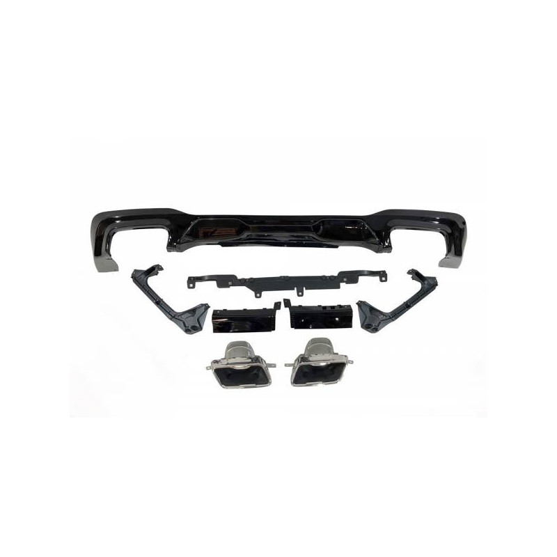 Diffuseur Arriere BMW F44 look M Performance Noir brillant Tuning Tuning