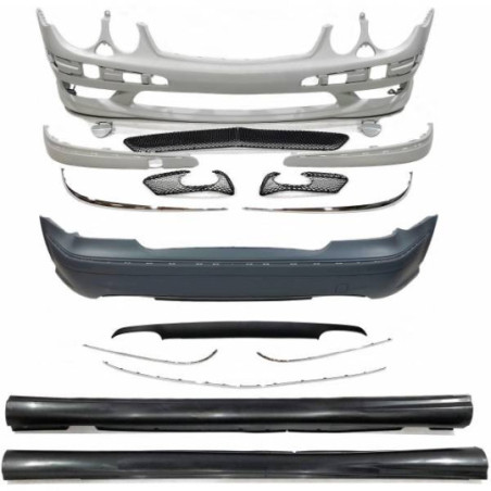 Kit Carrosserie Mercedes W211?02-06 Look AMG E55 ABS Tuning Tuning