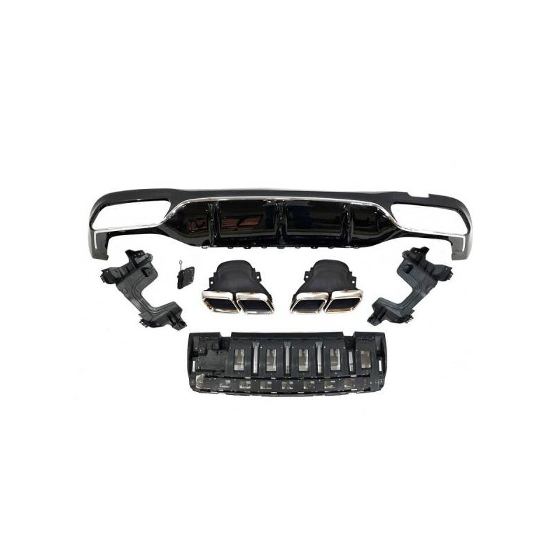 Diffuseur Arriere Mercedes W213 4 portes look AMG E63 ABS Tuning Tuning