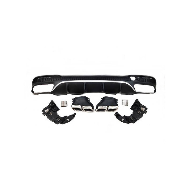 Diffuseur Arriere Mercedes W166 GLE 350 AMG look 63 Tuyeres Tuning Tuning