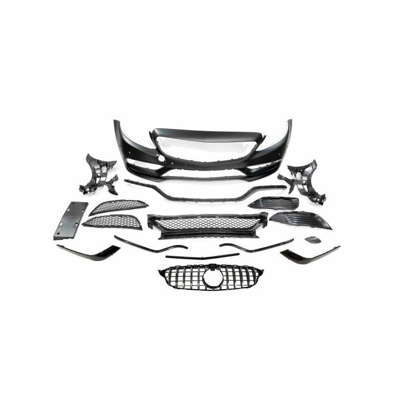 Pare - Chocs Avant Mercedes W205 2014-2018 2P / 4P / SW look AMG C63 Tuning Tuning