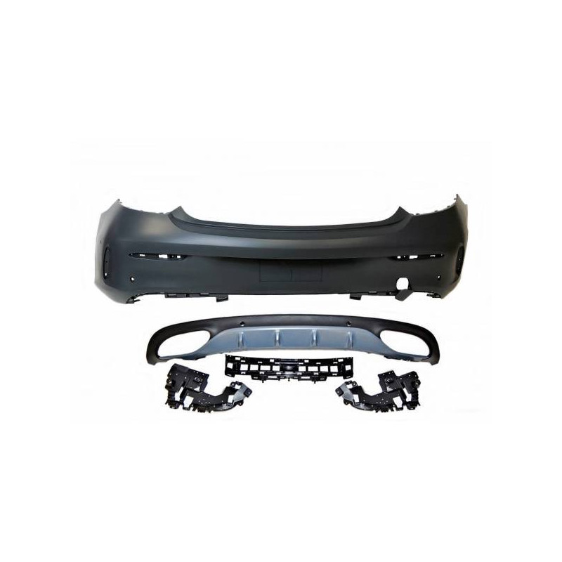 Pare-Chocs Arriere Mercedes W205 2P 14-18 Look AMG Tuning Tuning