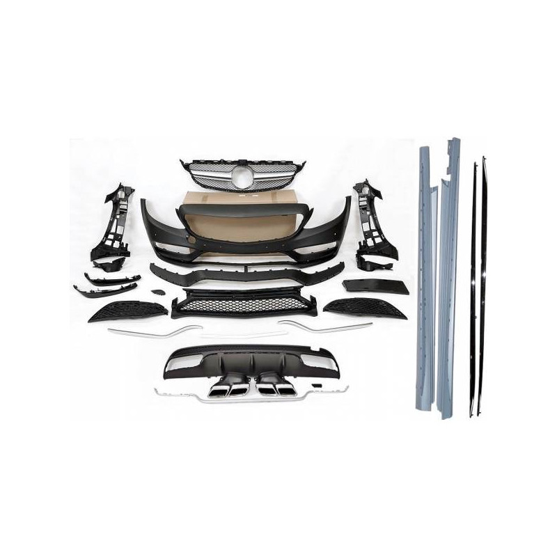 Kit Carrosserie Mercedes W205 2014-2018 4P / SW Look C63 Tuning Tuning