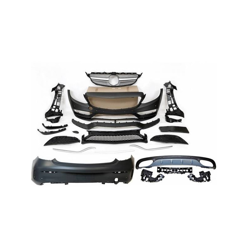 Kit Carrosserie Mercedes W205 2014-2018 Coupe Look C63 Tuning Tuning