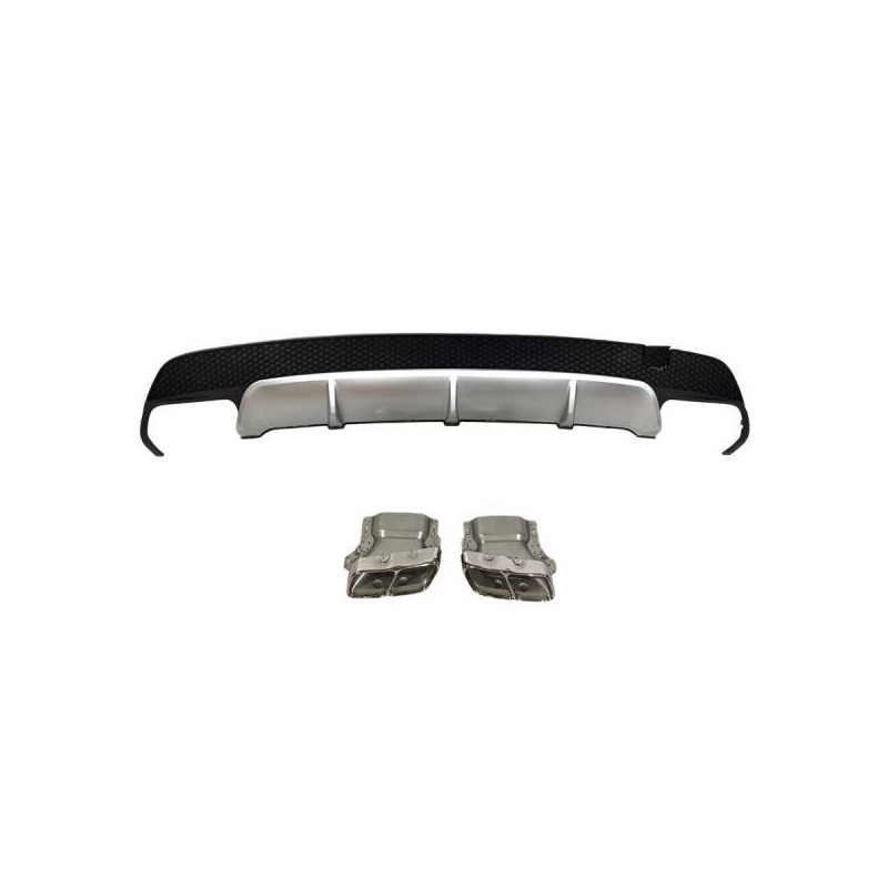Diffuseur Arriere Mercedes CLA W117 2013-2018 4P/SW Look A45 ABS Tuning Tuning
