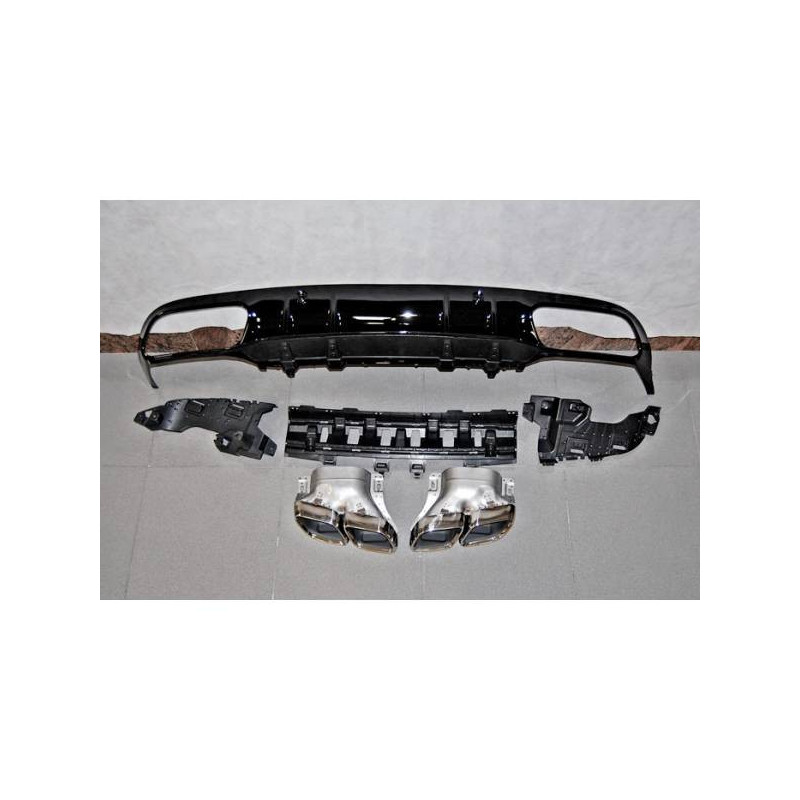 Diffuseur Arriere Mercedes W205 Coupe 2019 Look C63 ABS Tuning Tuning