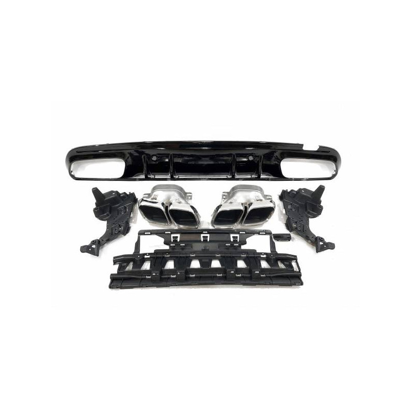 Diffuseur Arriere Mercedes W205 2019 4P / SW Look C63 ABS Tuning Tuning