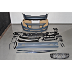 Kit Carrosserie Mercedes W117 13-16 4P / SW LCI Look AMG A45 Calandre Tuning Tuning
