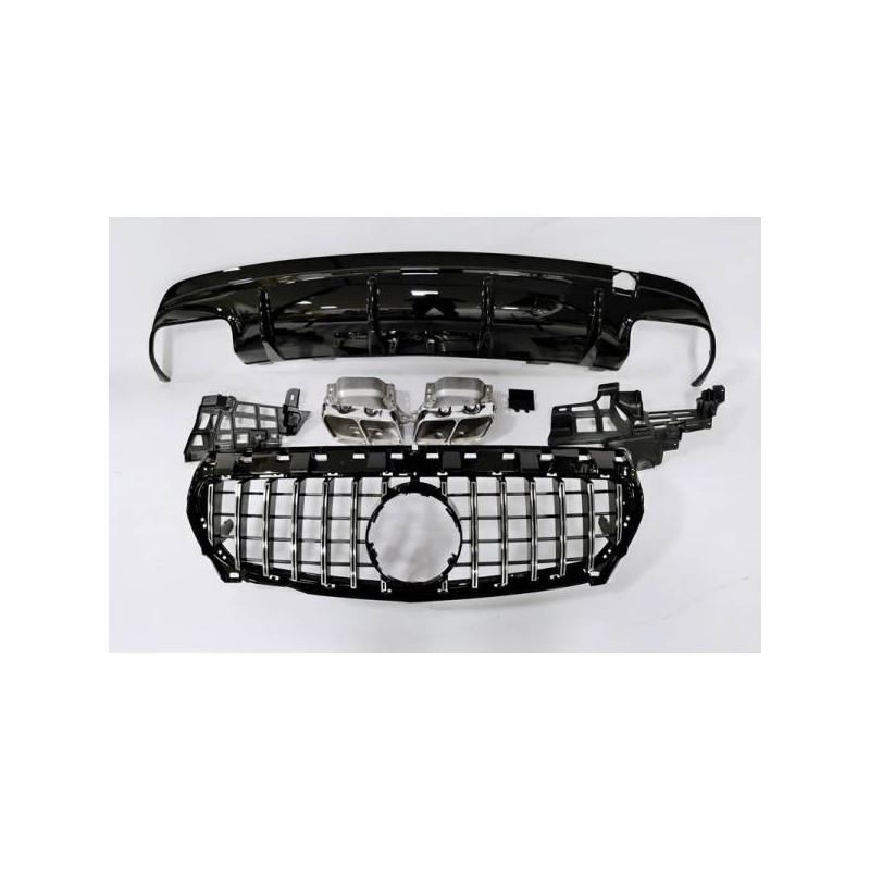 Kit Carrosserie Mercedes CLA W117 2016-2018 4D/SW Pack AMG Style Facelift look A45