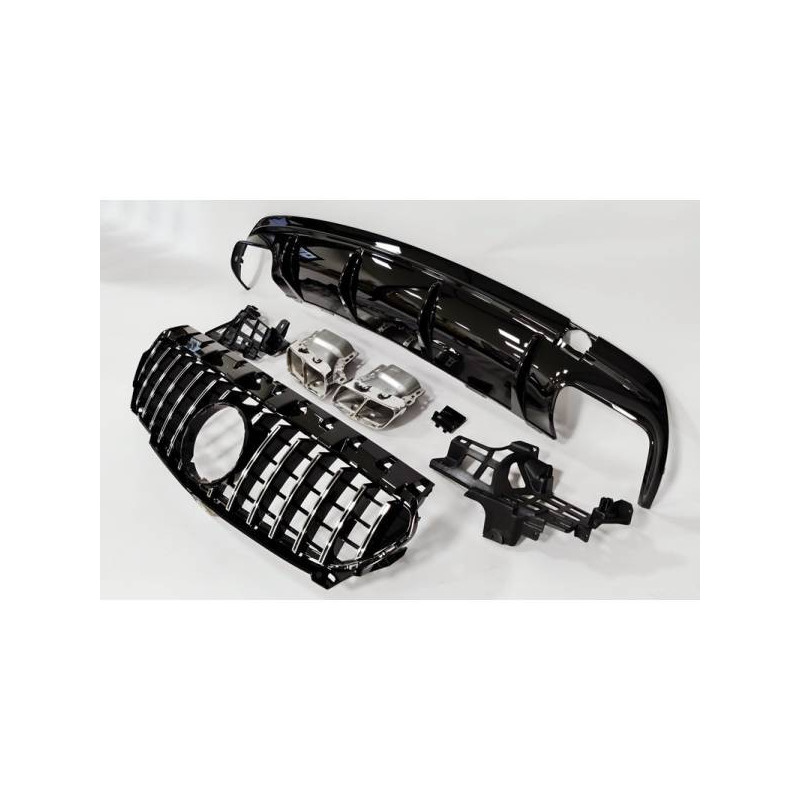 Kit Carrosserie Mercedes CLA W117 2016-2018 4D/SW Pack AMG Style Facelift look A45
