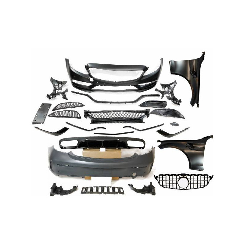 Kit Carrosserie Mercedes W205 2014-2018 Coupe Look AMG C63 Tuning Tuning
