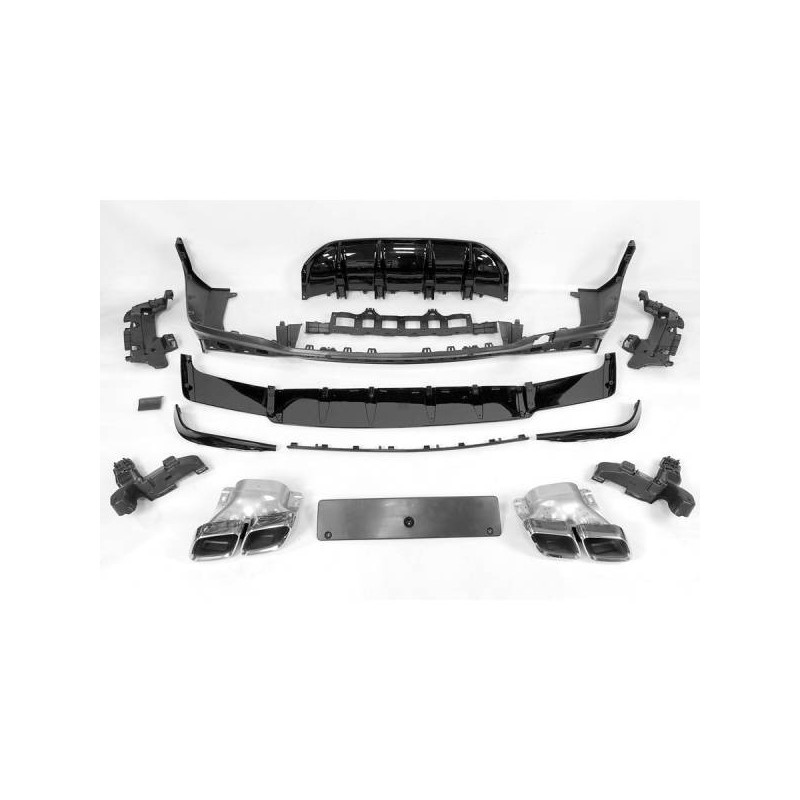 Diffuseur Arriere Mercedes X253 GLC 2019+ look AMG GLC63 Tuning Tuning