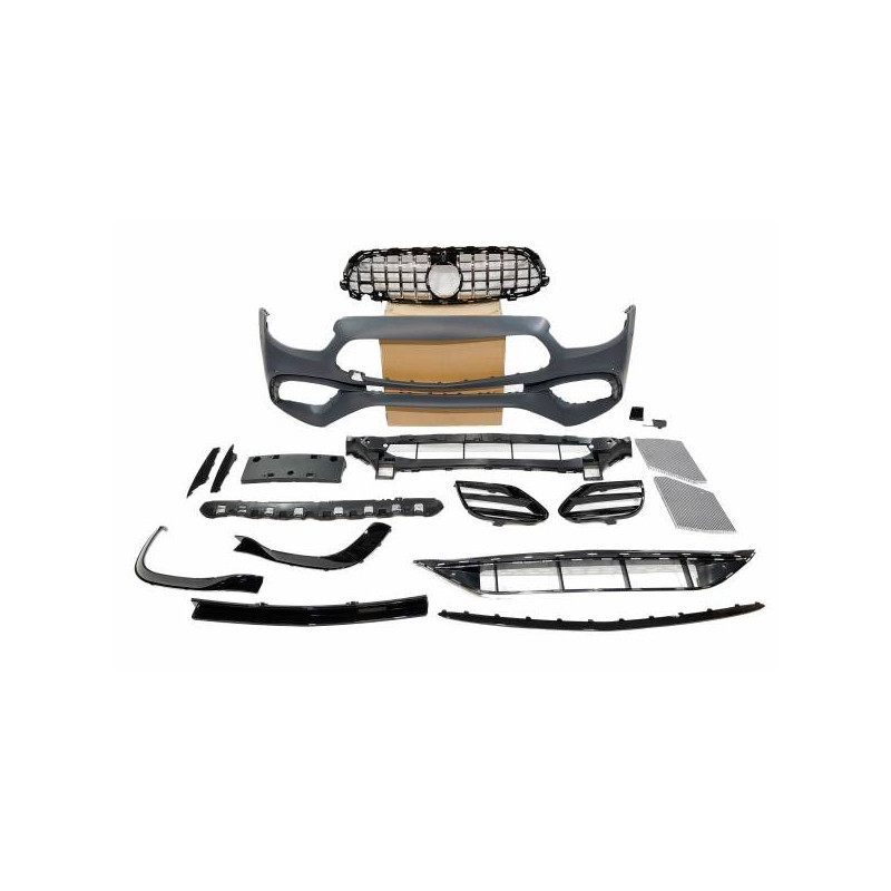 Pare - Chocs Avant Mercedes W213 4p 2021+ / C238 2021 look AMG E63 Tuning Tuning