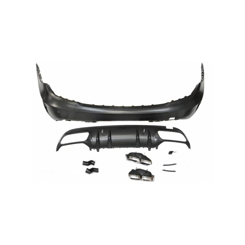 Pare-Chocs Arriere Mercedes W204 07-13 2-4P Look W205 C63 Tuning Tuning