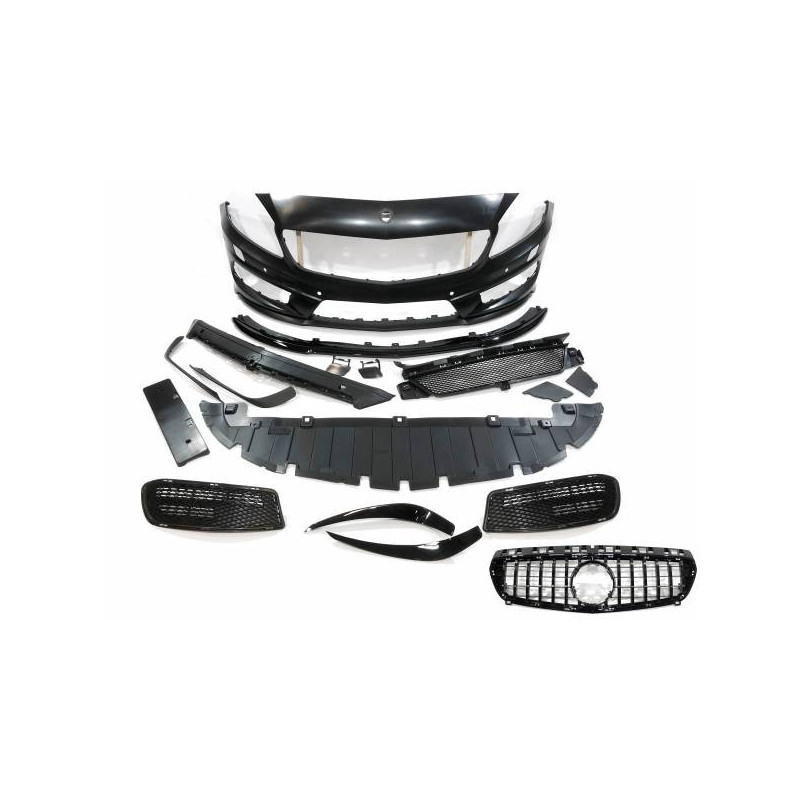 Pare-Chocs Avant Mercedes W176 2012-2015 A45 Look AMG Stationnement Calandre Tuning Tuning