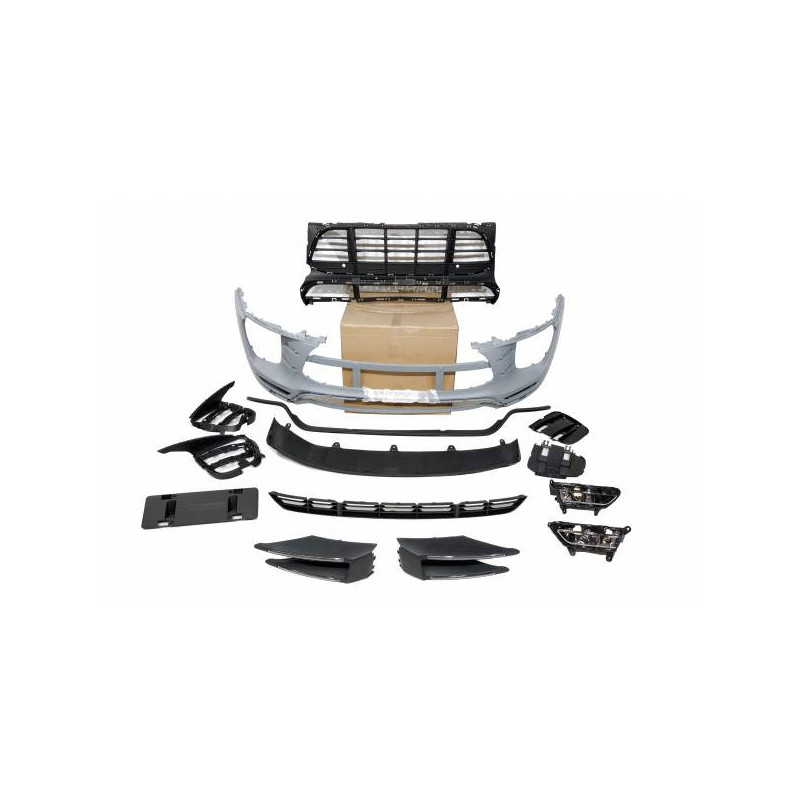 Pare-Chocs Avant Porsche Porsche Macan 2014-2018 Look Turbo Tuning Tuning