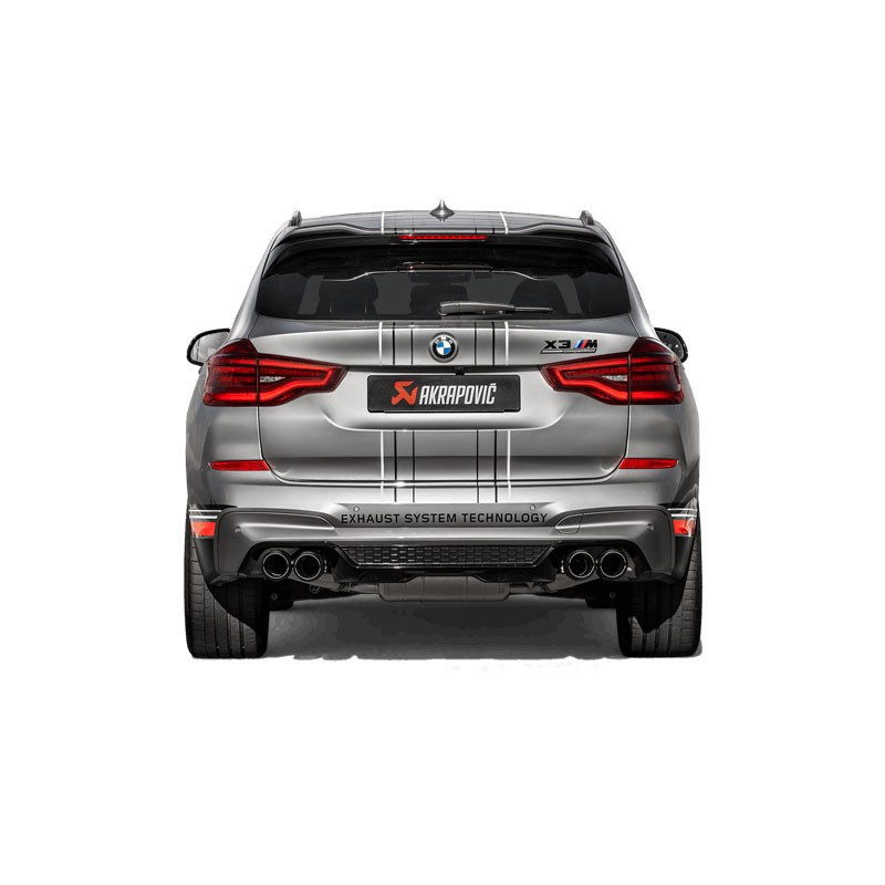 Silencieux d'échappement AKRAPOVIC BMW X3M + Competition F97 FAP (2020/2021)