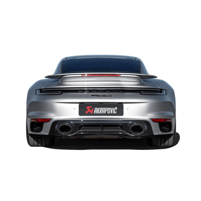 Silencieux d'échappement RACE AKRAPOVIC pour Porsche 992 Turbo + S FAP (2021+)