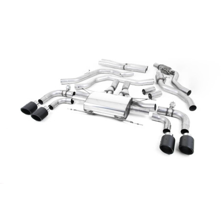 Ligne d'échappement Catback inox MILLTEK Alfa Romeo Giulia Quadrifoglio 2.9 V6 (Sans FAP)(2017à+) Embout Carbone Ligne d'échappement Catback inox MILLTEK Alfa Romeo Giulia Quadrifoglio 2.9 V6 (Sans FAP)(2017à+) Embout Carbone