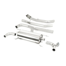 Ligne d'échappement Catback inox MILLTEK Alfa Romeo Giulia 2.0T Veloce (Non Q4 / sans FAP)(2017à+)