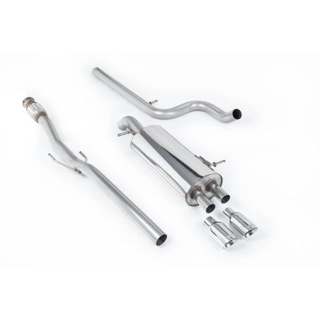 Ligne d'échappement Catback inox MILLTEK Citroen DS3 1.6 THP 16V DSport(2010à2019) Embout Chrome Ligne d'échappement Catback inox MILLTEK Citroen DS3 1.6 THP 16V DSport(2010à2019) Embout Chrome