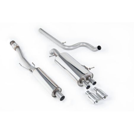Ligne d'échappement Catback inox MILLTEK Citroen DS3 1.6 THP 16V DSport(2010à2019) Embout Chrome Ligne d'échappement Catback inox MILLTEK Citroen DS3 1.6 THP 16V DSport(2010à2019) Embout Chrome