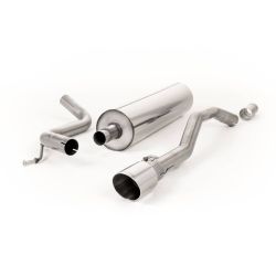 Ligne d'échappement Catback inox MILLTEK VW Up! GTI 1.0TSI 115Ch (3 & 5 Portes)(2018à+) Embout Chrome