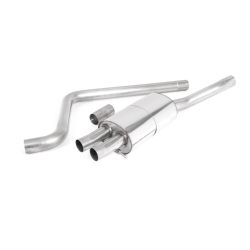 Ligne d'échappement FAP Back inox MILLTEK VW Polo GTI 2.0 TSI AW 200ch/207ch- 5 Portes Avec FAP (2019+) Embout Chrome
