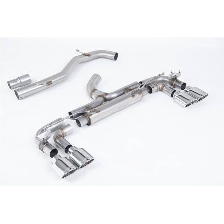 Ligne d'échappement Catback RACE inox MILLTEK VW Golf 7 R 300Ch (Version 80 mm)(2014à2016) Embout Chrome Ligne d'échappement Catback RACE inox MILLTEK VW Golf 7 R 300Ch (Version 80 mm)(2014à2016) Embout Chrome