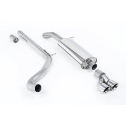 Ligne d'échappement Catback inox MILLTEK VW Polo R WRC(2013à2014) Embout Chrome