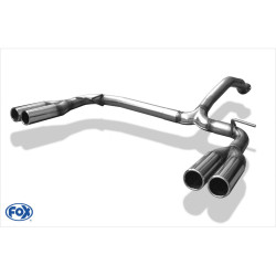 Silencieux d'échappement inox FOX Mercedes Classe ML 270 CDI 400 CDI 320 350 400 430 W163 (1998+)