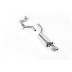 Ligne d'échappement Catback inox MILLTEK VW Jetta Mk5 GLI 2.0T FSI(2006à2010) Embout Chrome