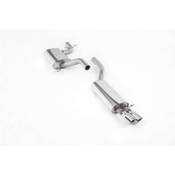 Ligne d'échappement Catback inox MILLTEK VW Jetta Mk5 GLI 2.0T FSI(2006à2010) Embout Chrome