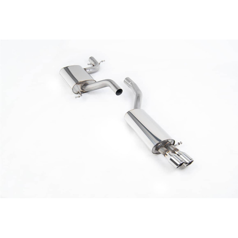 Ligne d'échappement Catback inox MILLTEK VW Jetta Mk5 GLI 2.0T FSI(2006à2010) Embout Chrome