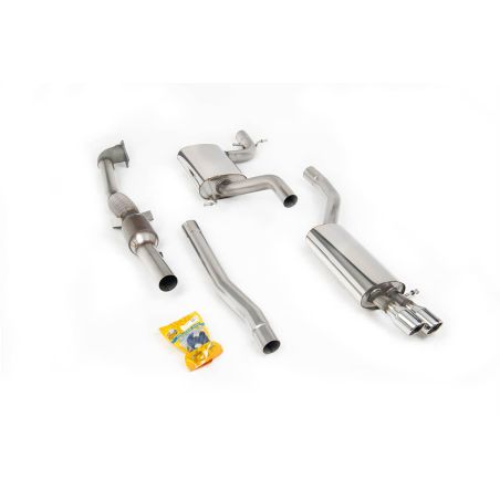 Ligne d'échappement Complète inox MILLTEK VW Jetta Mk5 GLI 2.0T FSI(2006à2010) Embout Chrome Ligne d'échappement Complète inox MILLTEK VW Jetta Mk5 GLI 2.0T FSI(2006à2010) Embout Chrome