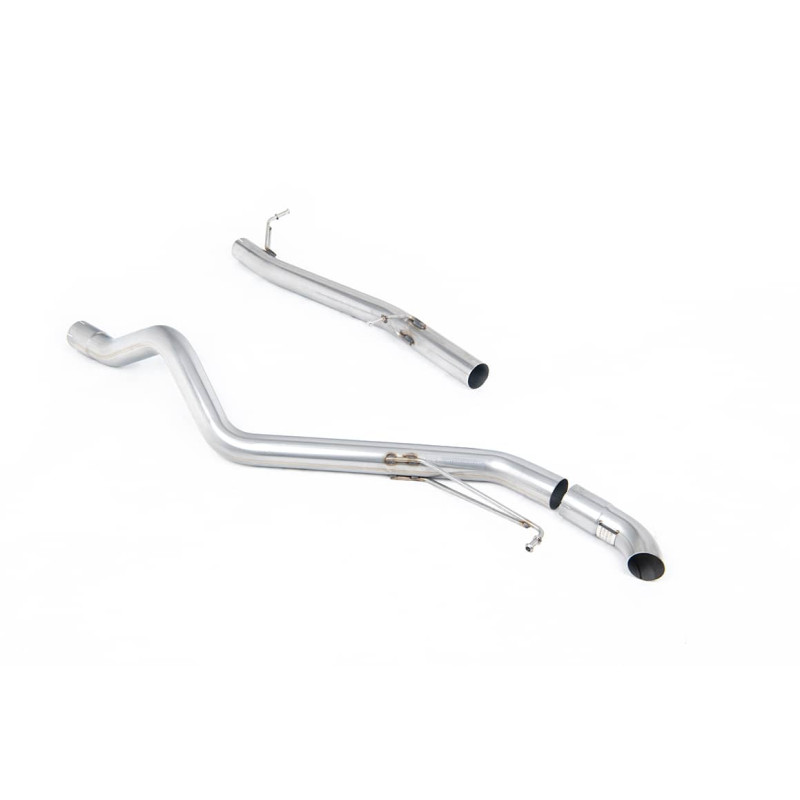 Ligne d'échappement FAP Back inox MILLTEK VW Transporter T6.1SWB 199Ch 2.0TDI 2WD/4MOTION(2019à+)