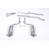 Ligne d'échappement Catback inox MILLTEK Audi S4 B6 4.2 V8 Quattro Berline/Avant/Cabriolet(2003à2005) Embout Chrome Ligne d'échappement Catback inox MILLTEK Audi S4 B6 4.2 V8 Quattro Berline/Avant/Cabriolet(2003à2005) Embout Chrome