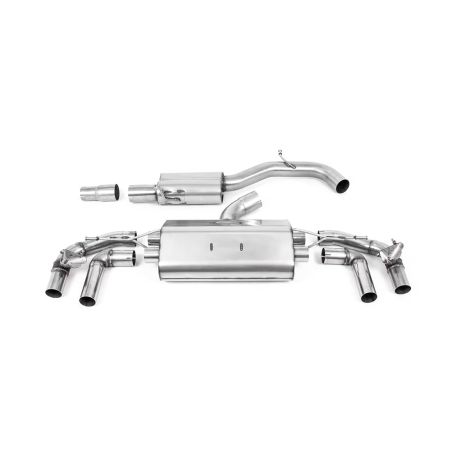 Ligne d'échappement FAP Back inox MILLTEK VW Golf 8 R 320Ch(2021à+) Embout Carbone Ligne d'échappement FAP Back inox MILLTEK VW Golf 8 R 320Ch(2021à+) Embout Carbone