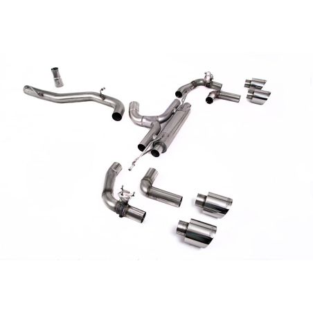 Ligne d'échappement FAP Back RACE inox MILLTEK VW Golf 8 R 320Ch(2021à+) Embout Chrome Ligne d'échappement FAP Back RACE inox MILLTEK VW Golf 8 R 320Ch(2021à+) Embout Chrome
