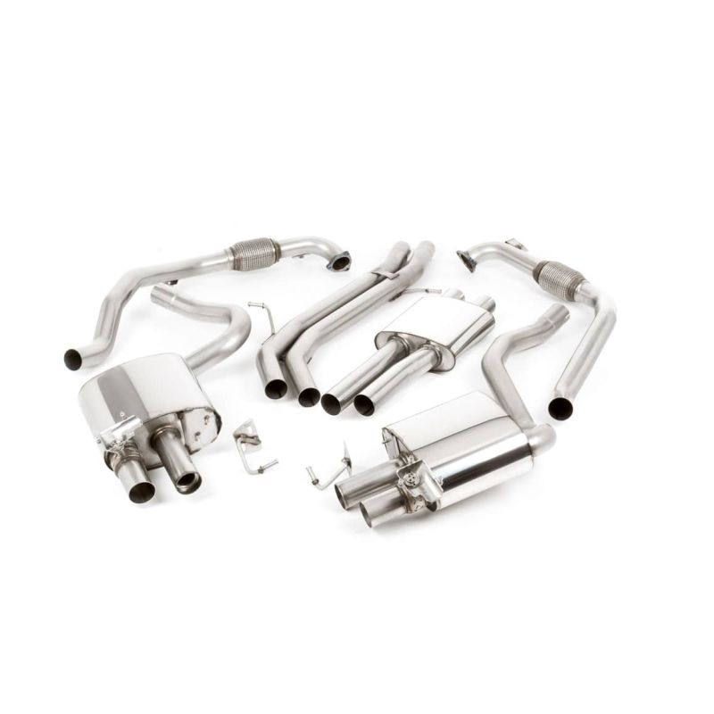 Ligne D'échappement Complète Pour Audi A4 B5 1.6 - Silencieux Avant/arrière - Neuf - Garantie 30 Mois