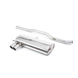 Ligne d'échappement Catback inox MILLTEK Audi S3 8L 1.8T Quattro(1998à2003) Embout Chrome