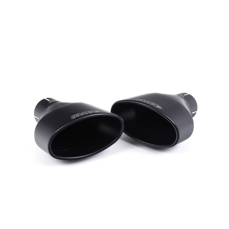 Ligne d'échappement Catback inox MILLTEK Audi RS5 B9.5 2.9 V6 Turbo Coupe - Sans FAP(2019à+) Embout Noir