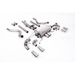 Ligne d'échappement FAP Back inox MILLTEK Land Rover Defender 110 5.0 V8 525Ch(2021à+) Embout Chrome