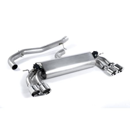 Ligne d'échappement Catback inox MILLTEK VW Golf 7 R 300Ch (Version 76 mm)(2014à2016) Embout Chrome Ligne d'échappement Catback inox MILLTEK VW Golf 7 R 300Ch (Version 76 mm)(2014à2016) Embout Chrome