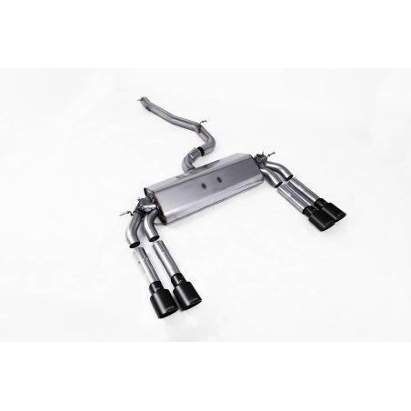 Ligne d'échappement Catback inox MILLTEK Audi S3 8V Berline/Cabrio - Sans FAP(2013à2018) Embout Noir Ligne d'échappement Catback inox MILLTEK Audi S3 8V Berline/Cabrio - Sans FAP(2013à2018) Embout Noir