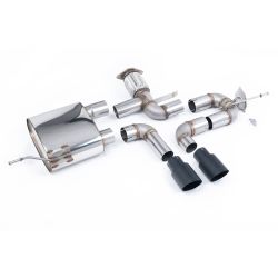 Ligne d'échappement inox MILLTEK ALPINE A110 A110S 1.8 TCE (2018+) Embout Noir