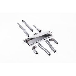 Ligne d'échappement FAP Back inox MILLTEK Skoda Octavia vRS 1.4eTSI Hybrid 245Ch Mk4 Hatch/Estate - FAP(2021à+)