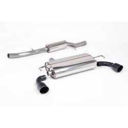 Ligne d'échappement Catback inox MILLTEK VW Golf 4 R32 3.2 V6 4WD(2002à2005) Embout Noir