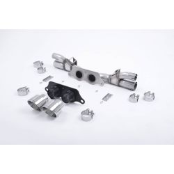 Remplacement Silencieux inox MILLTEK Porsche 991.1 GT3 & GT3 RS(2013à2017) Embout Chrome