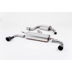 Ligne d'échappement Catback inox MILLTEK VW Golf 6 GTi 2.0 TSI 210Ch(2009à2013) Embout Noir